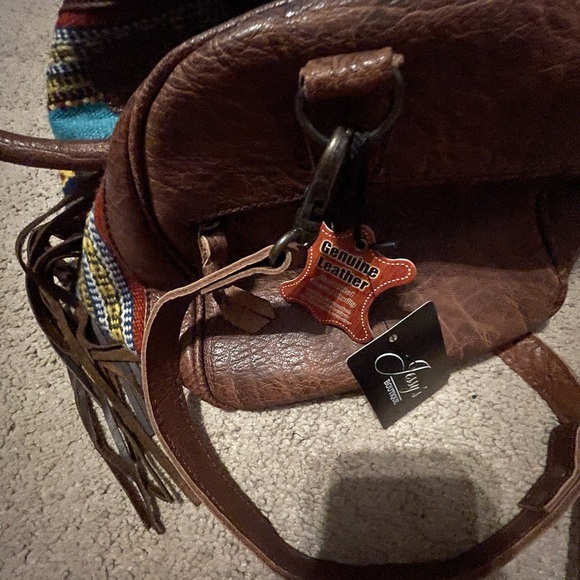 Upcycled American Darling Aztec duffel bag - Picture 4 of 11